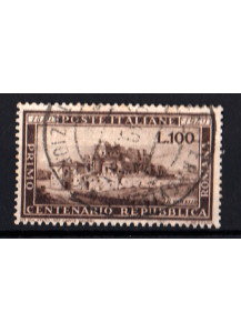 1949 Centenario Repubblica Romana usato